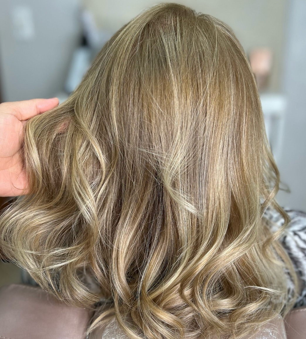 Cabelo iluminado