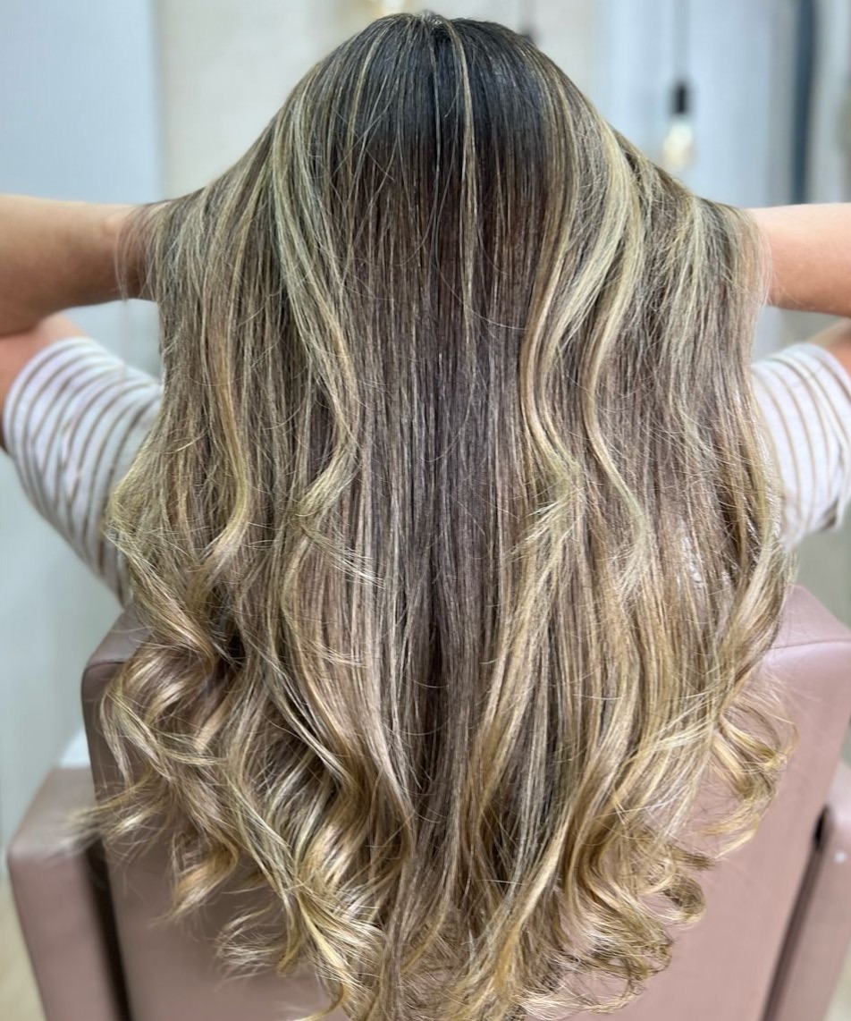 Cabelo iluminado