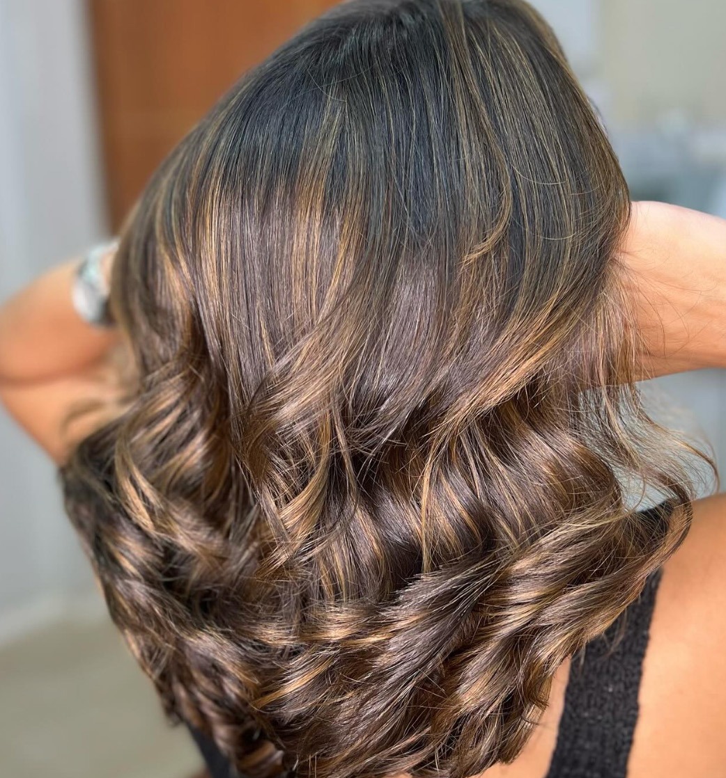 Cabelo iluminado